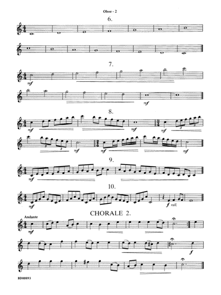 Belwin "Warm-Ups" for Symphonic Band: Oboe