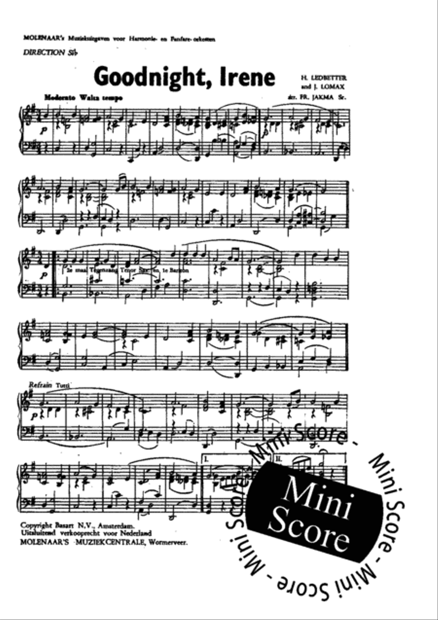 <br>Sheet music extract