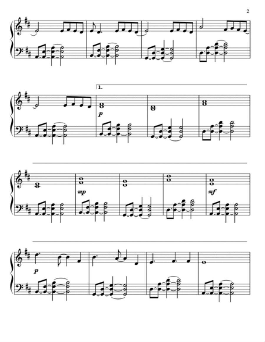 Awaken Awaken Piano Solo scores gallery preview page 2