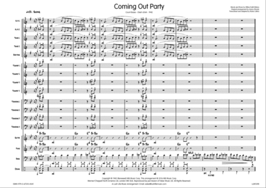 Coming Out Party Coming Out Party Big Band scores gallery preview page 2