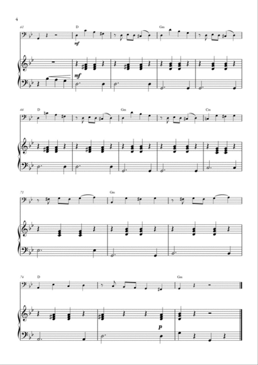 La Cumparsita Piano scores gallery preview page 4