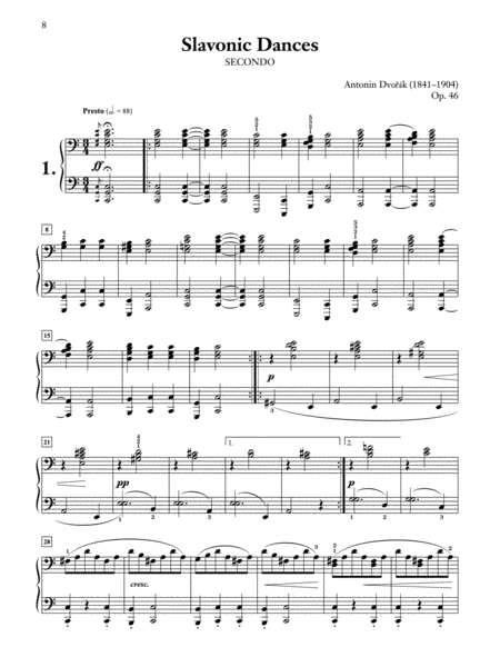 Dvorák -- Slavonic Dances, Op. 46