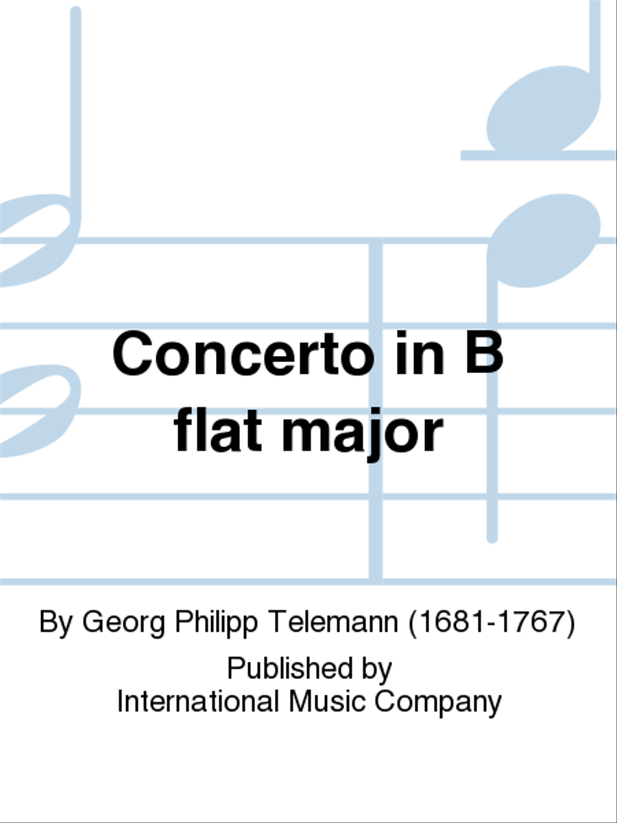 Concerto in B flat major (VOISIN)