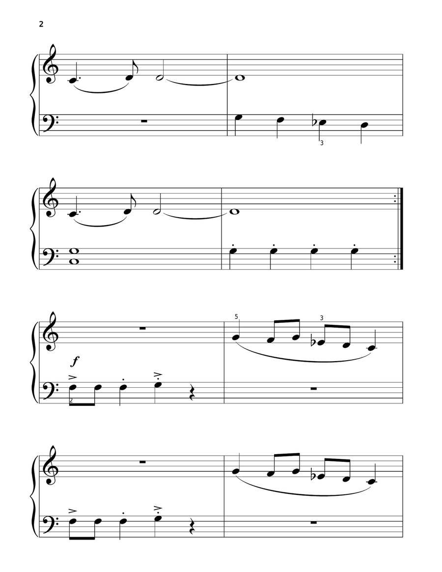 Linus And Lucy (arr. Phillip Keveren) Piano Solo scores gallery preview page 2