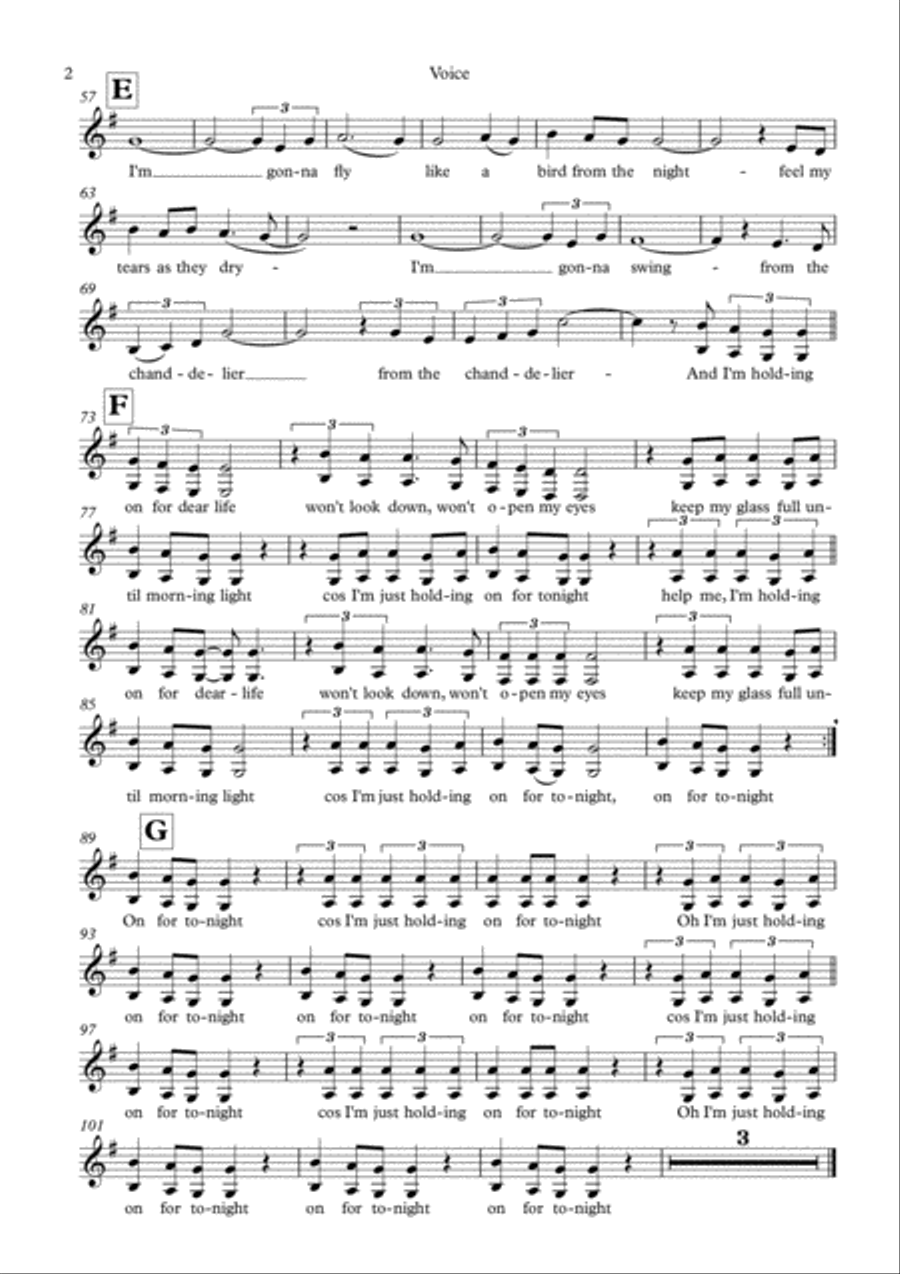Chandelier String Quartet scores gallery preview page 4
