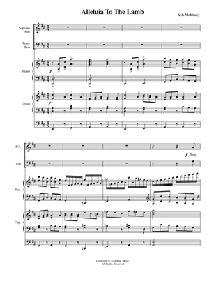 ALLELUIA! Nol. 1 - SATB Org/Piano