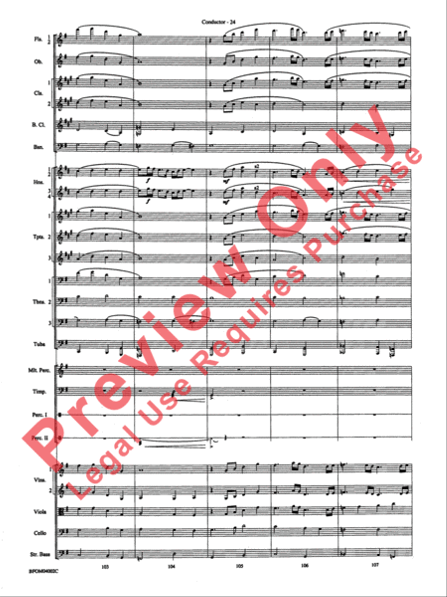 Prairiesong Full Orchestra scores gallery preview page 27