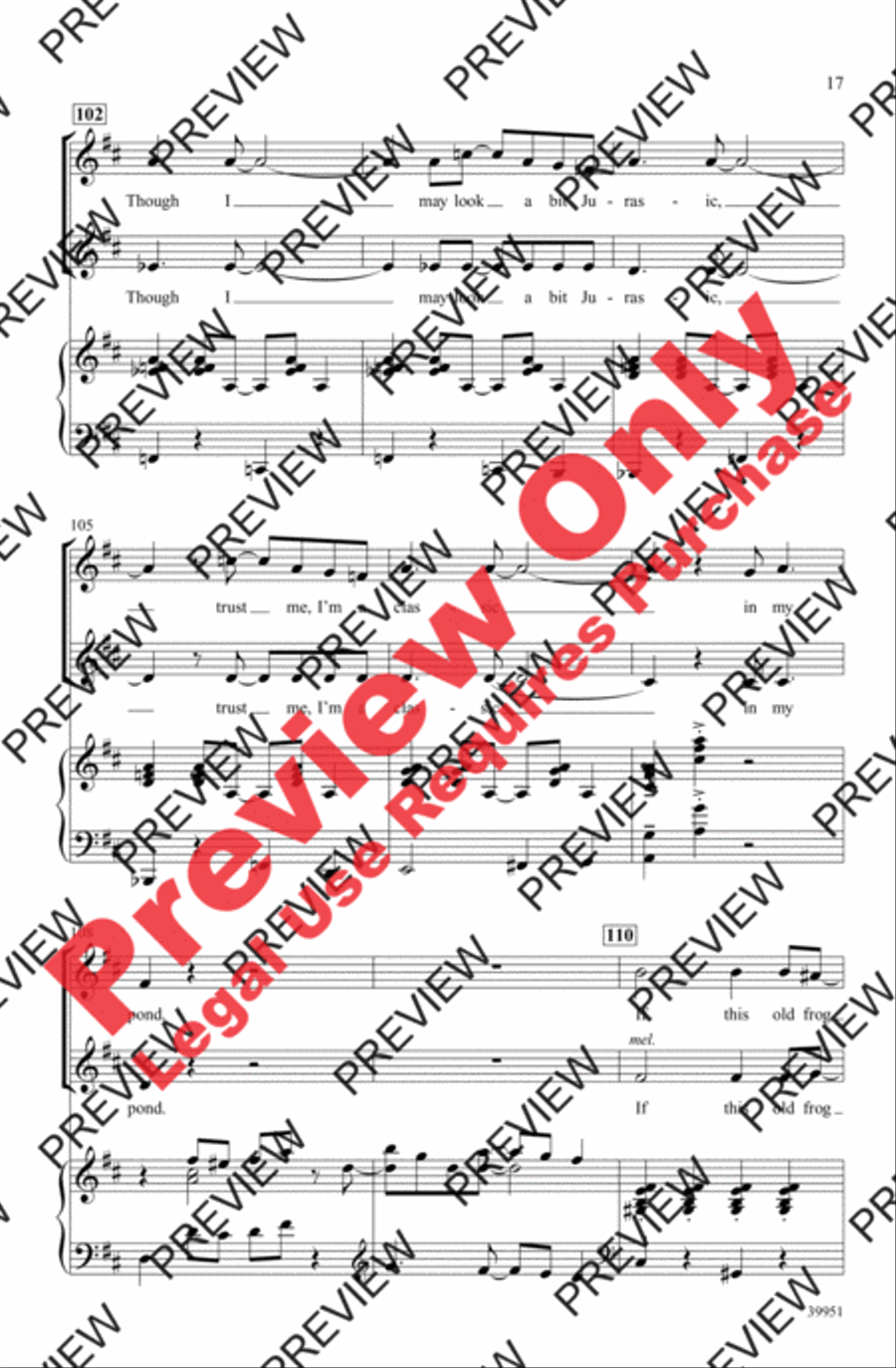 Honk! - SoundTrax CD (CD only) Choir scores gallery preview page 16