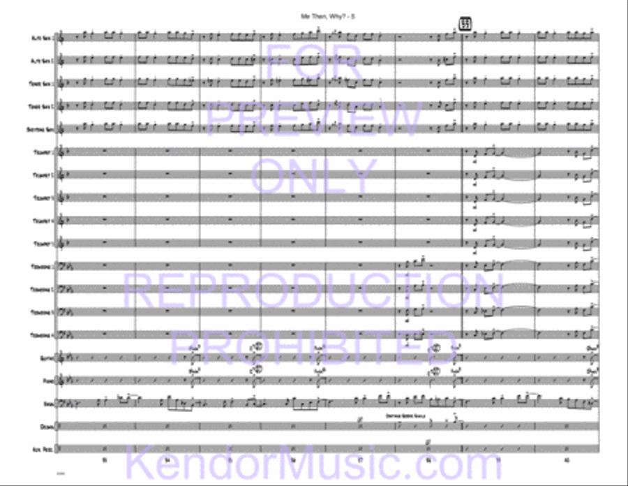 Me Then, Why? Me Then, Why? Jazz Ensemble scores gallery preview page 6