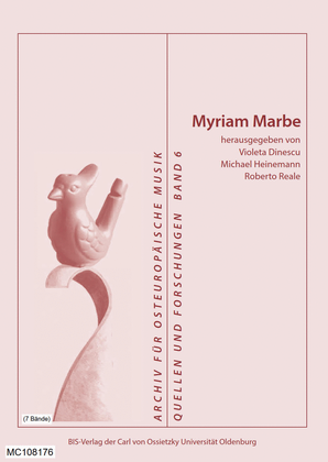 Myriam Marbe Archiv für osteuropäische Musik ; 6