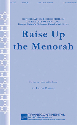 Book cover for Raise Up the Menorah