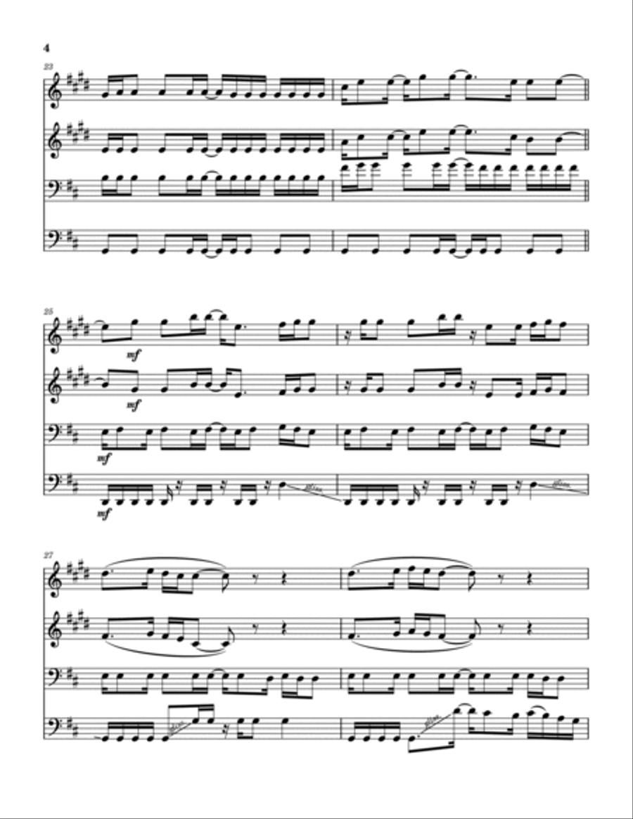 These Days These Days Brass Quartet scores gallery preview page 5