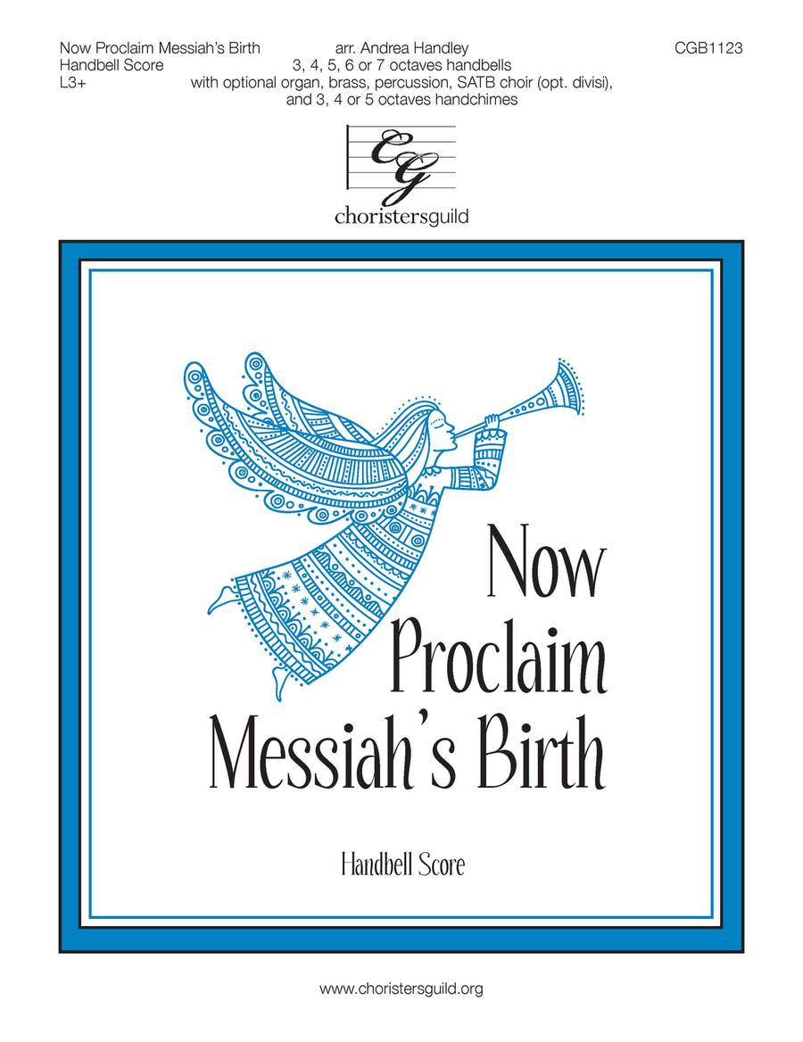 Now Proclaim Messiah's Birth -- Handbell Score (5-7 octaves)