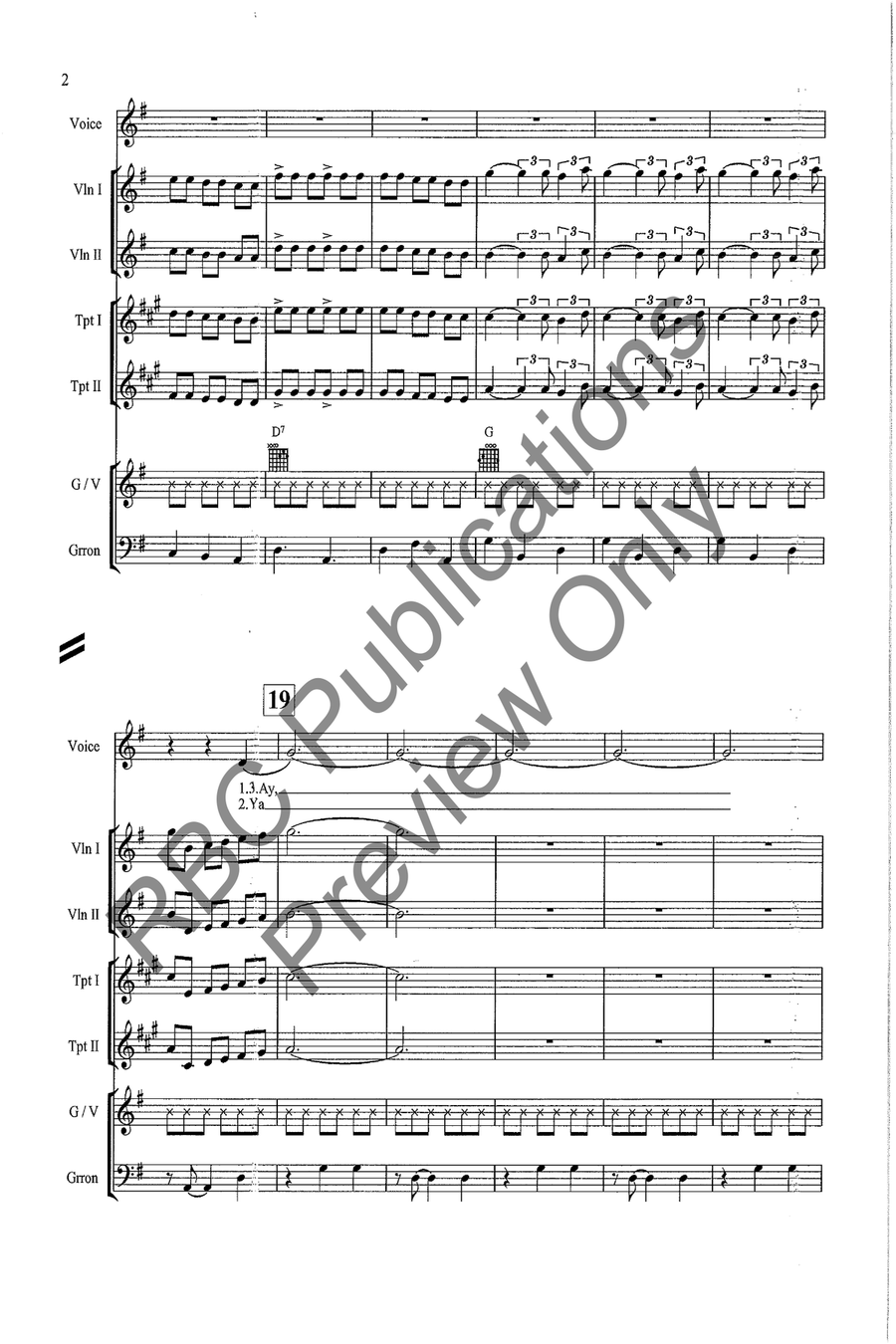 La Charreada La Charreada Voice scores gallery preview page 4