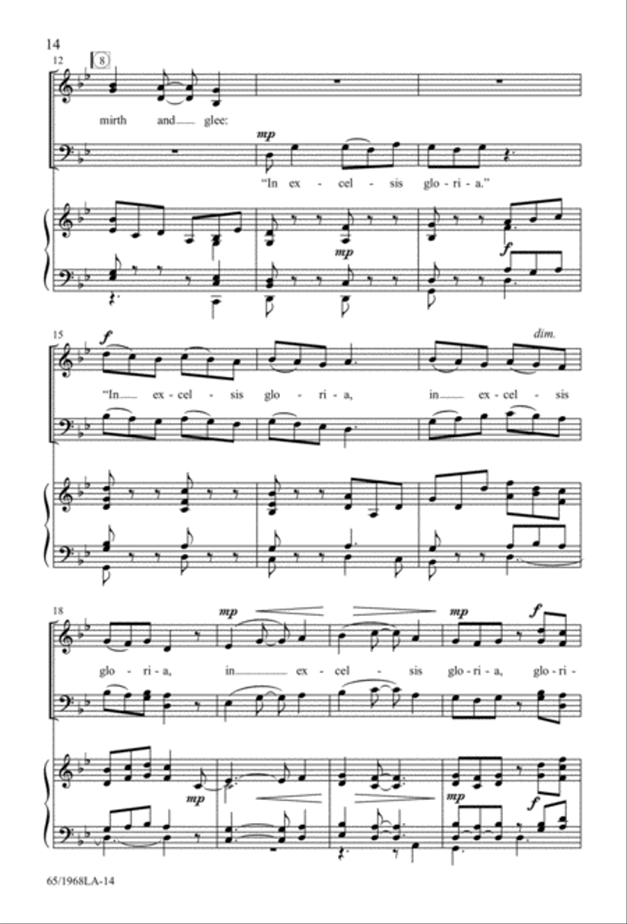 The Word Made Flesh 4-Part scores gallery preview page 16