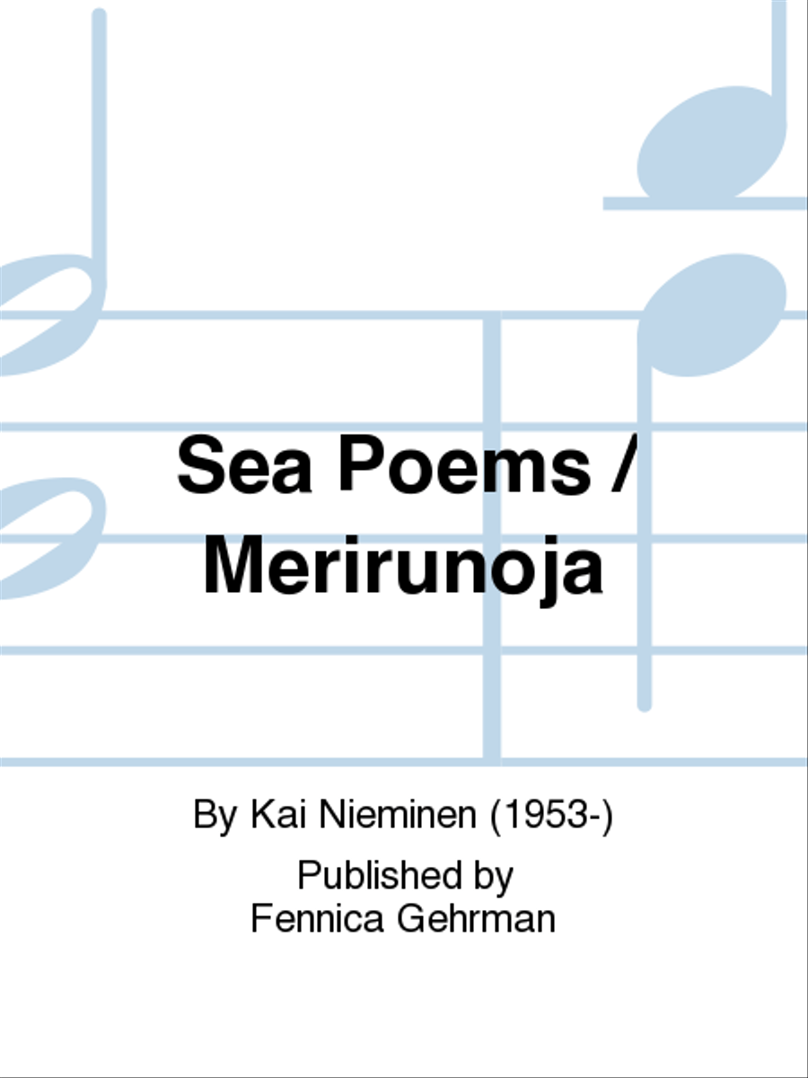 Sea Poems / Merirunoja Sea Poems / Merirunoja Voice scores gallery preview page 1