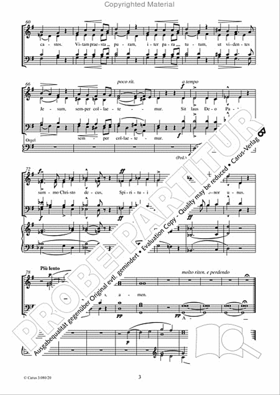 Ave maris stella (Ave maris stella (Ave, Stern der Meere)) 4-Part scores gallery preview page 4
