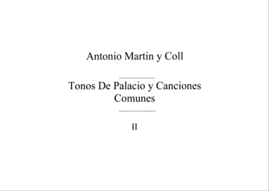 Tonos De Palacio Vol.2 Tonos De Palacio Vol.2 Piano Solo scores gallery preview page 1