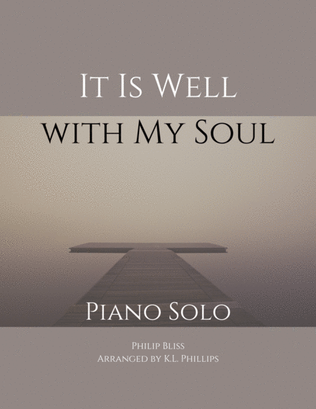 Book cover for It Is Well with My Soul - Intermediate Piano Solo