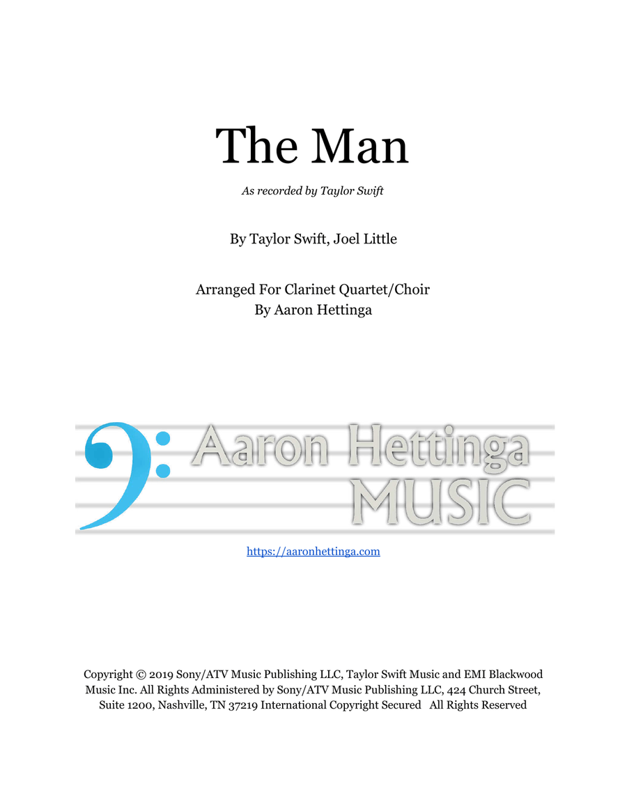The Man Clarinet Quartet scores gallery preview page 1