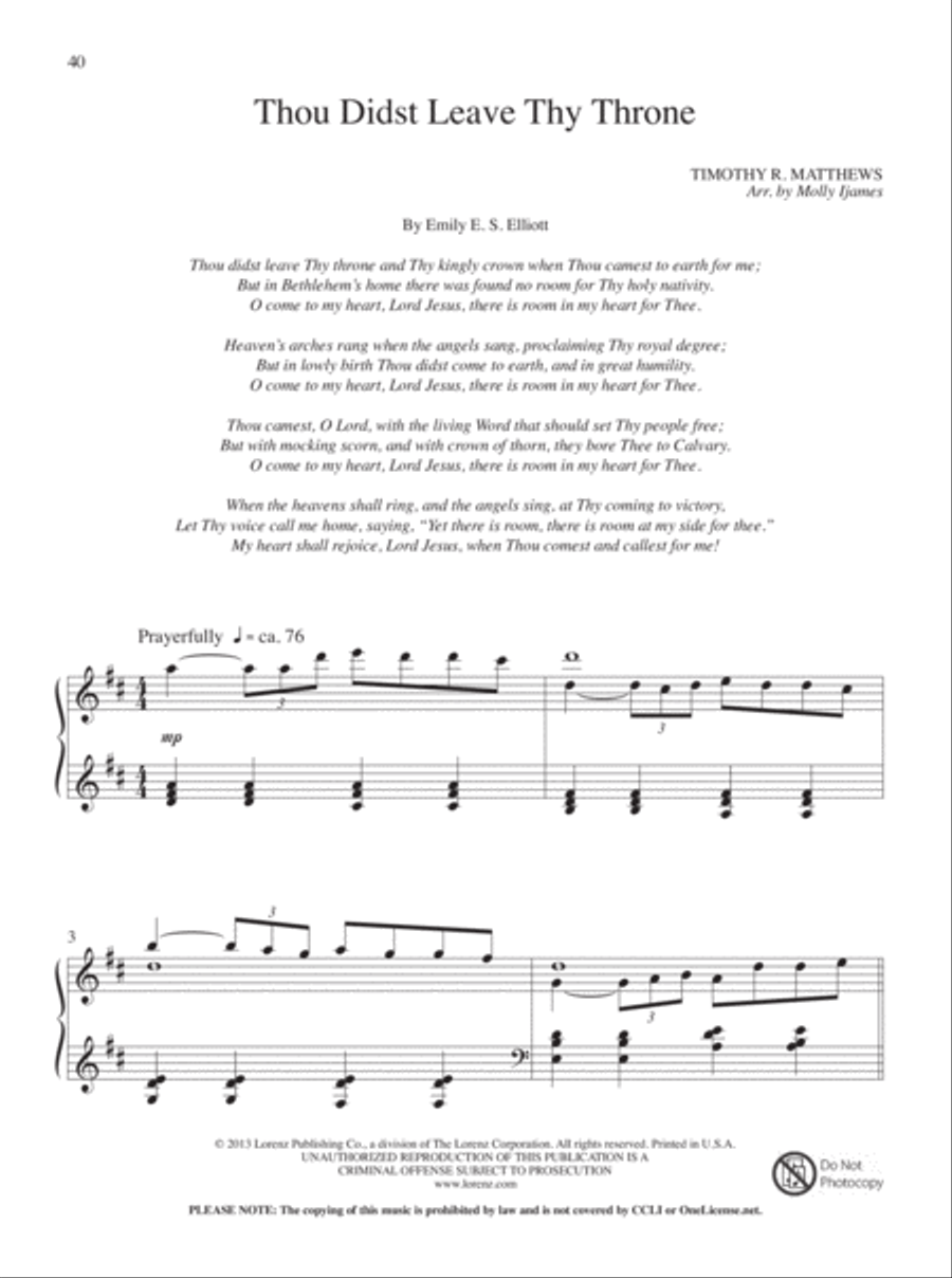 The Father's Love Piano Solo scores gallery preview page 9