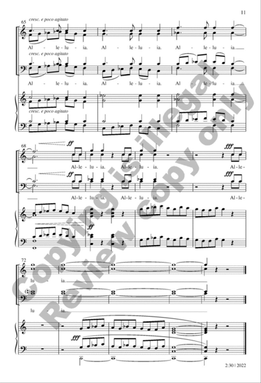 Make a Joyful Noise 4-Part scores gallery preview page 10