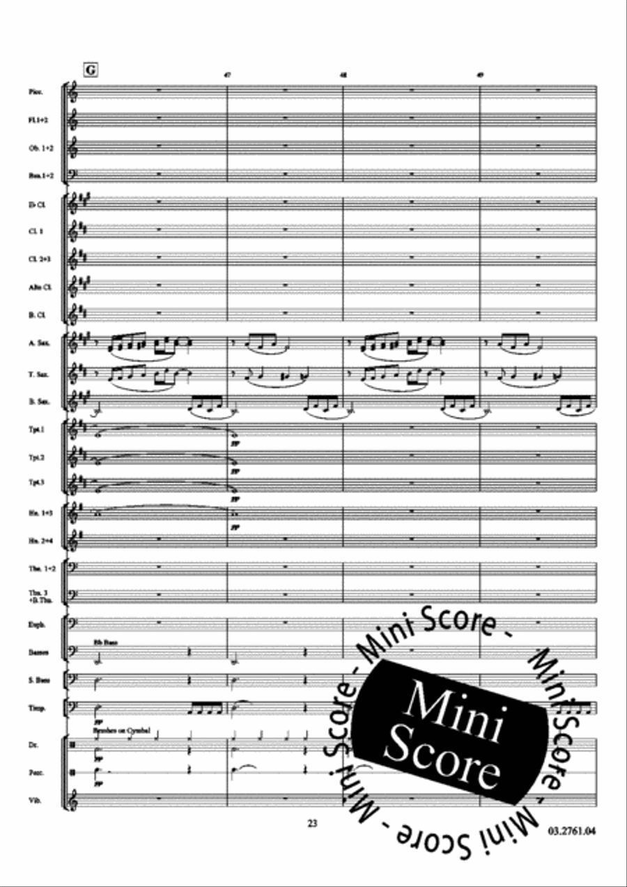All Blue All Blue Concert Band scores gallery preview page 29