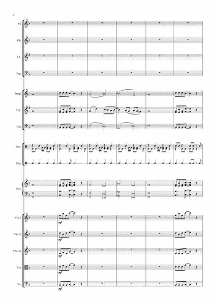 Donde tú estés Op.9 Nro.3 (for Study Orchestra)