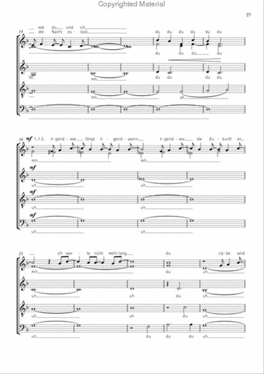 Carbonara 4-Part scores gallery preview page 16