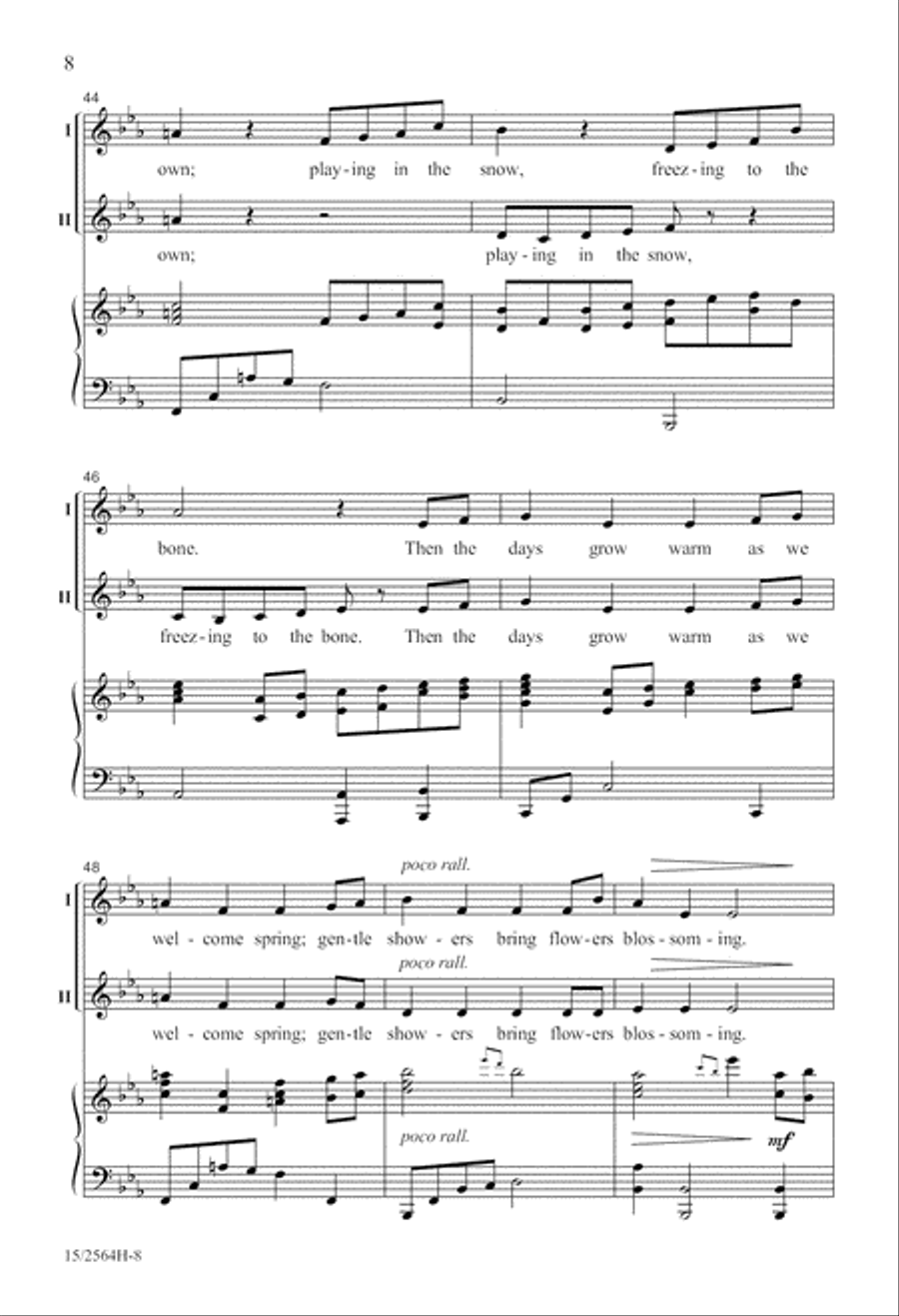 Time Is Precious 2-Part scores gallery preview page 9