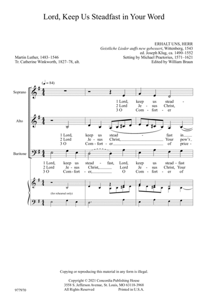 Praetorius Chorales for SAB Choir, Volume 3 image number null