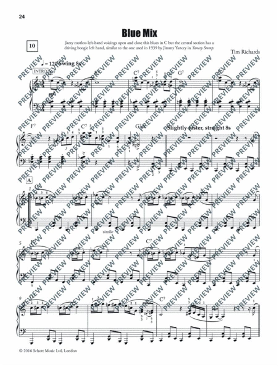 Blue Mix Blue Mix Piano Solo scores gallery preview page 2