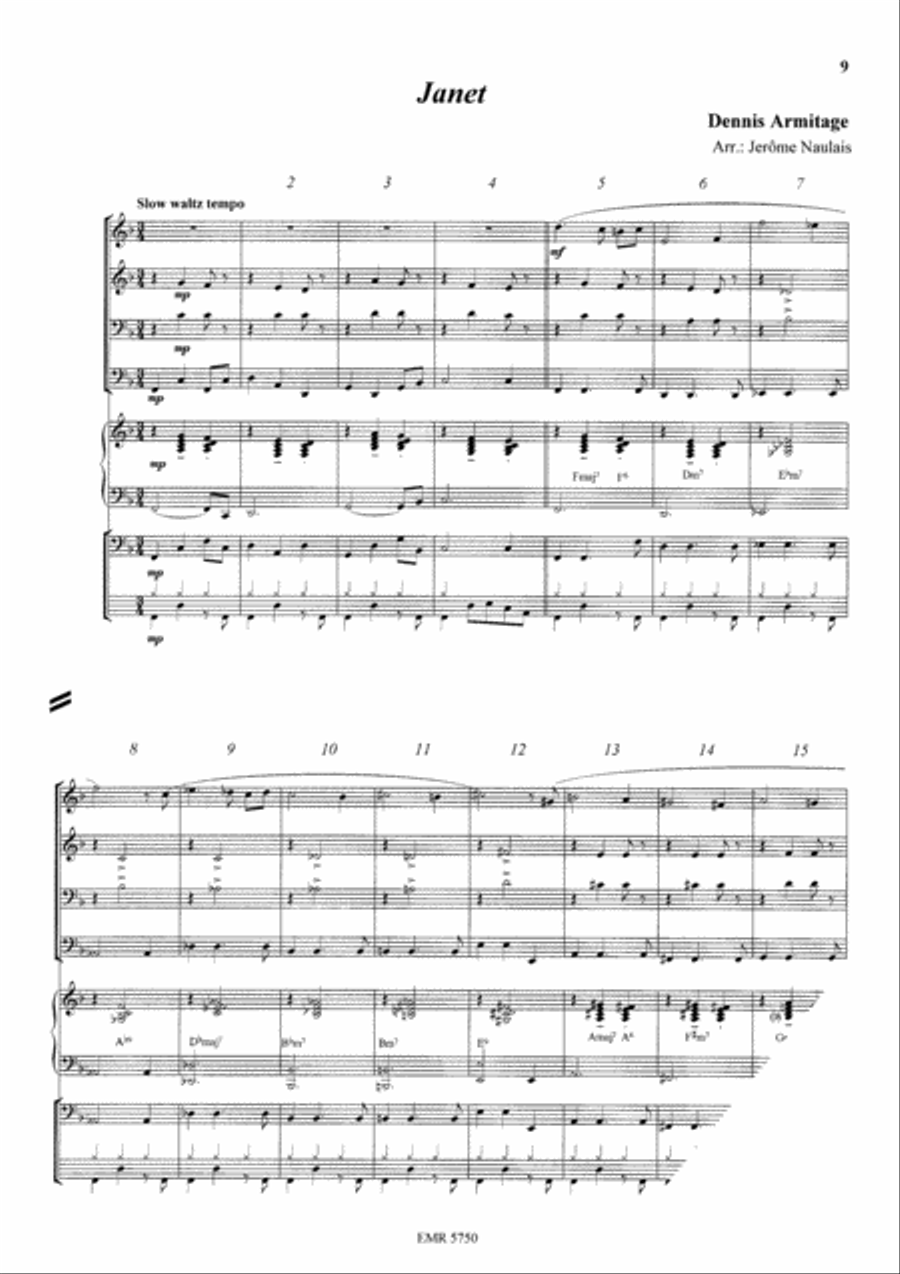 Ballad Concert Band scores gallery preview page 4