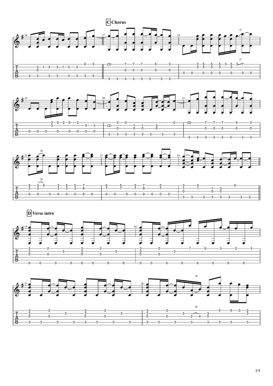 The Boys Of Summer Acoustic Guitar scores gallery preview page 2