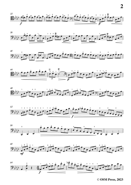 J. L. Duport-Exercise No.2(Allegro),in f minor,for Solo Cello image number null