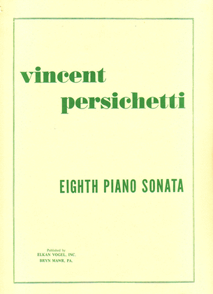 Book cover for Eighth Piano Sonata