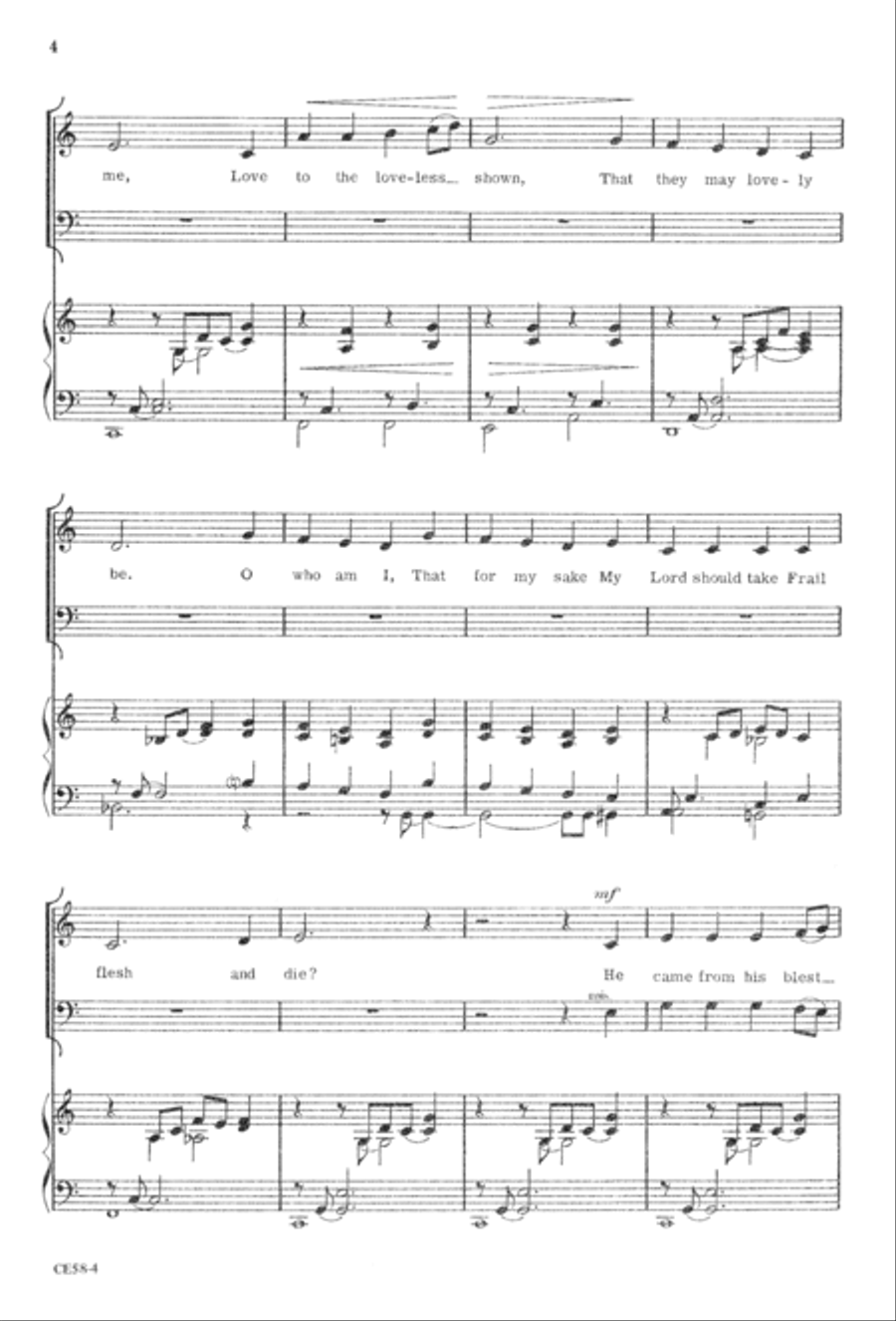 Do This in Remembrance of Me 4-Part scores gallery preview page 6