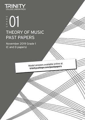 Book cover for Theory Past Papers Nov 2019: Grade 1