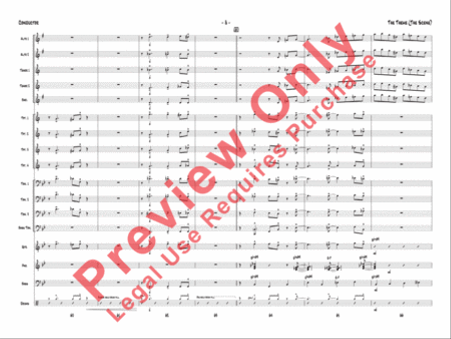 The Theme (The Scene) Jazz Ensemble scores gallery preview page 11