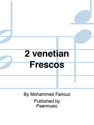 Book cover for 2 venetian Frescos