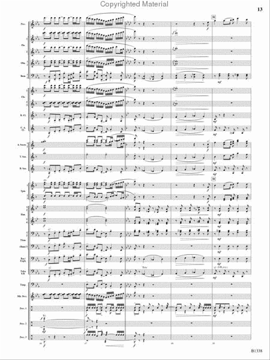 Rock Springs Saga Concert Band scores gallery preview page 11