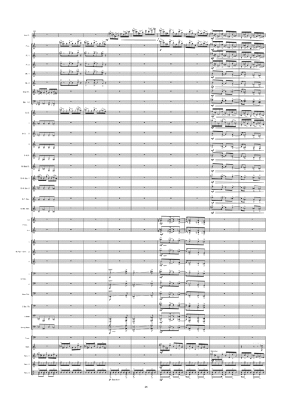 Night In Venice Concert Band scores gallery preview page 27