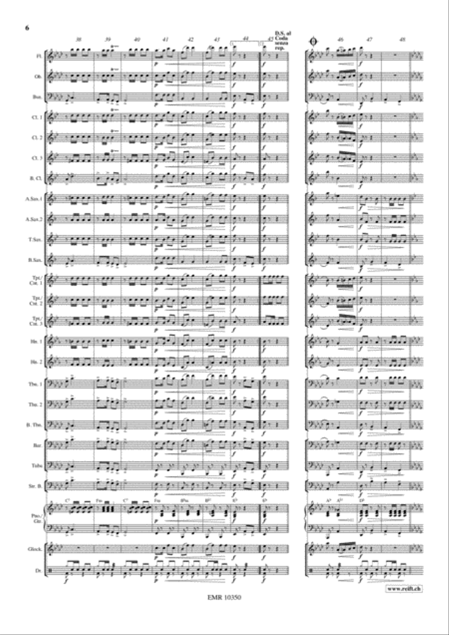 Bohemian Dance Party Bohemian Dance Party Concert Band scores gallery preview page 7