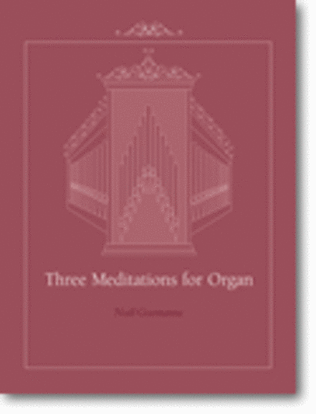 Book cover for Three Meditations for Organ