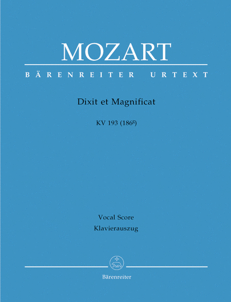 Wolfgang Amadeus Mozart: Dixit et Magnificat