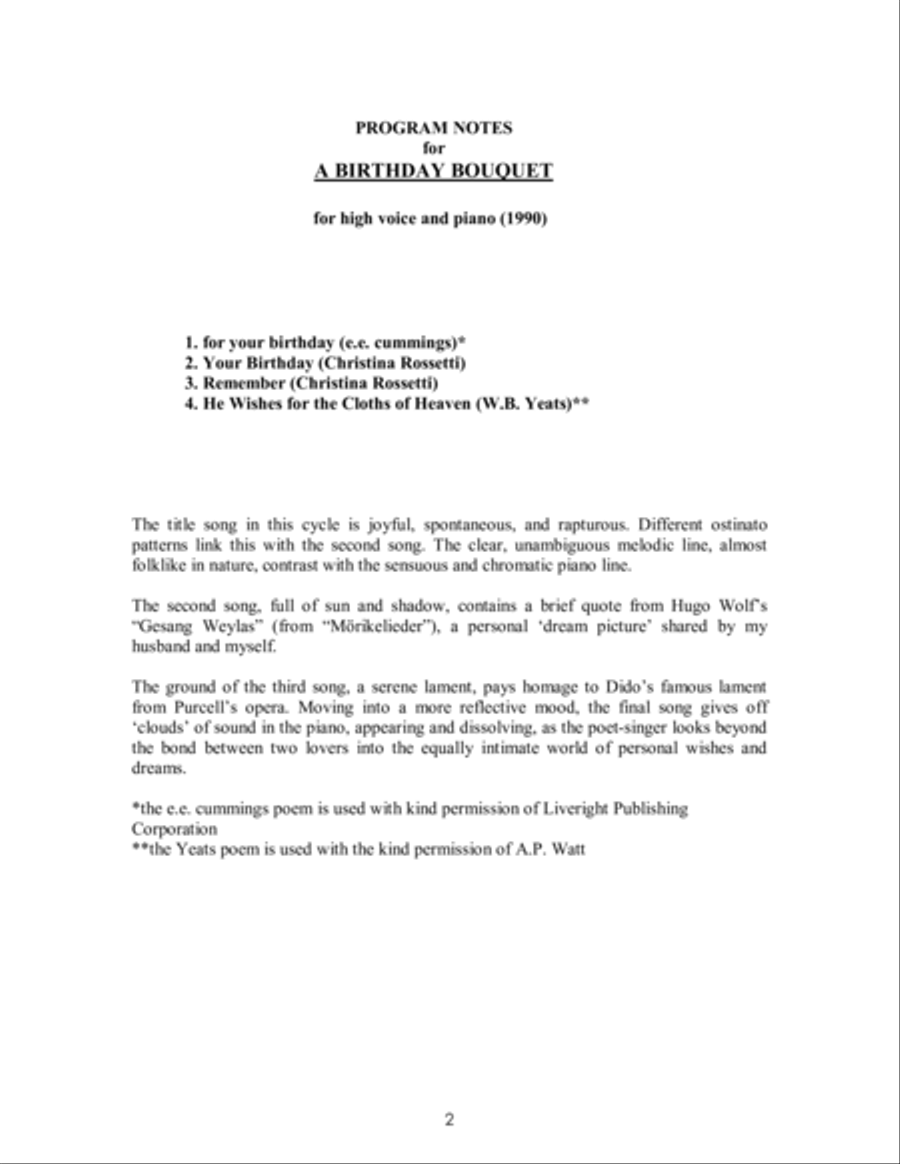 [Austin] A Birthday Bouquet Voice scores gallery preview page 4