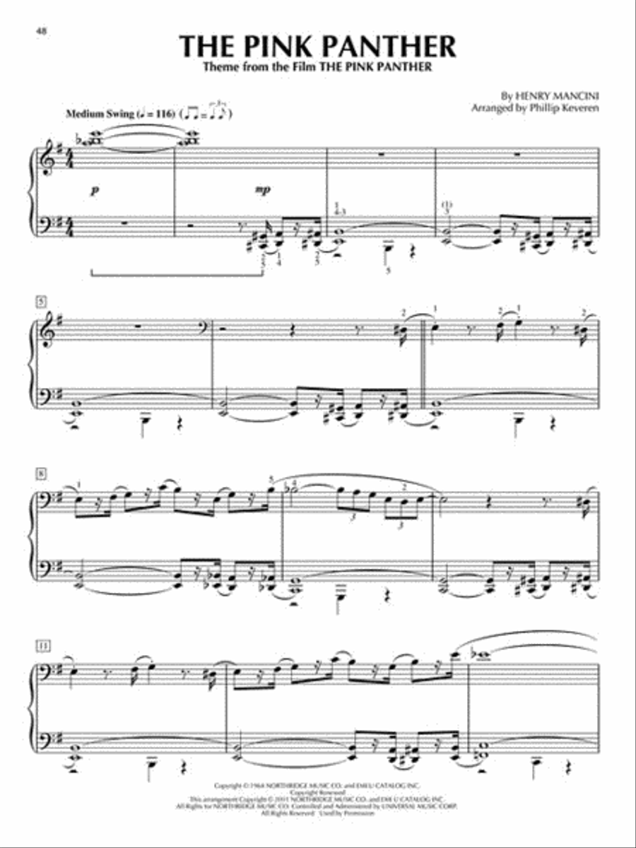 Mancini Magic Mancini Magic Piano Solo scores gallery preview page 5