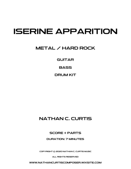 Iserine Apparition [Score + All Parts]