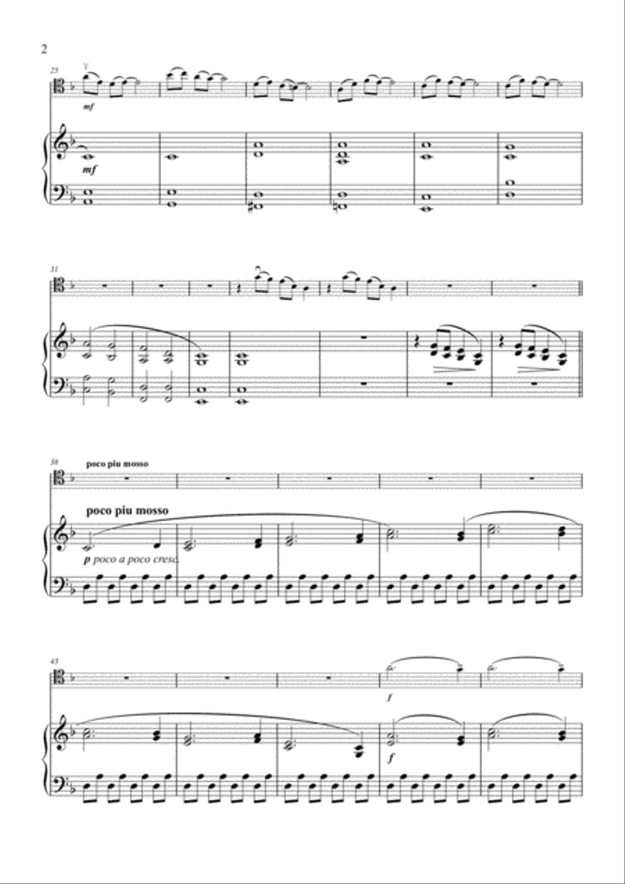 Sonata No. 3 for Cello and Piano, Opus 84 Piano Accompaniment scores gallery preview page 2