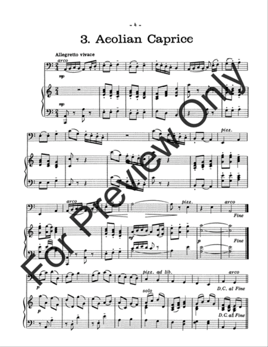 Six For Bass Double Bass scores gallery preview page 6